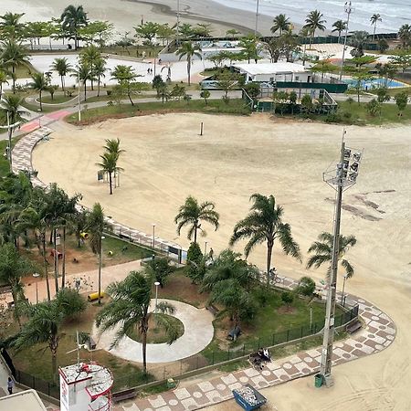 Апартаменты Ap Pe Na Areia Vista Parcial Mar Сантос Экстерьер фото